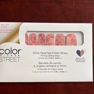 New and sealed Color Street 100% Real Nail Polish Strips - Blushing Rose Quartz